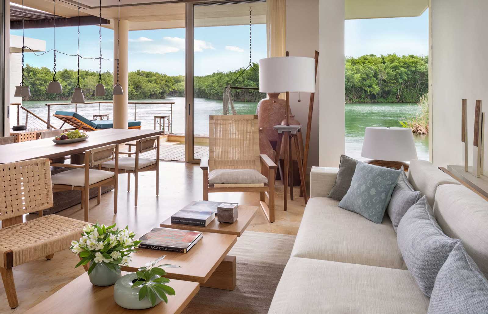 Los mejores bungalows sobre el agua del Caribe con servicio de mayordomo en Rosewood Mayakoba