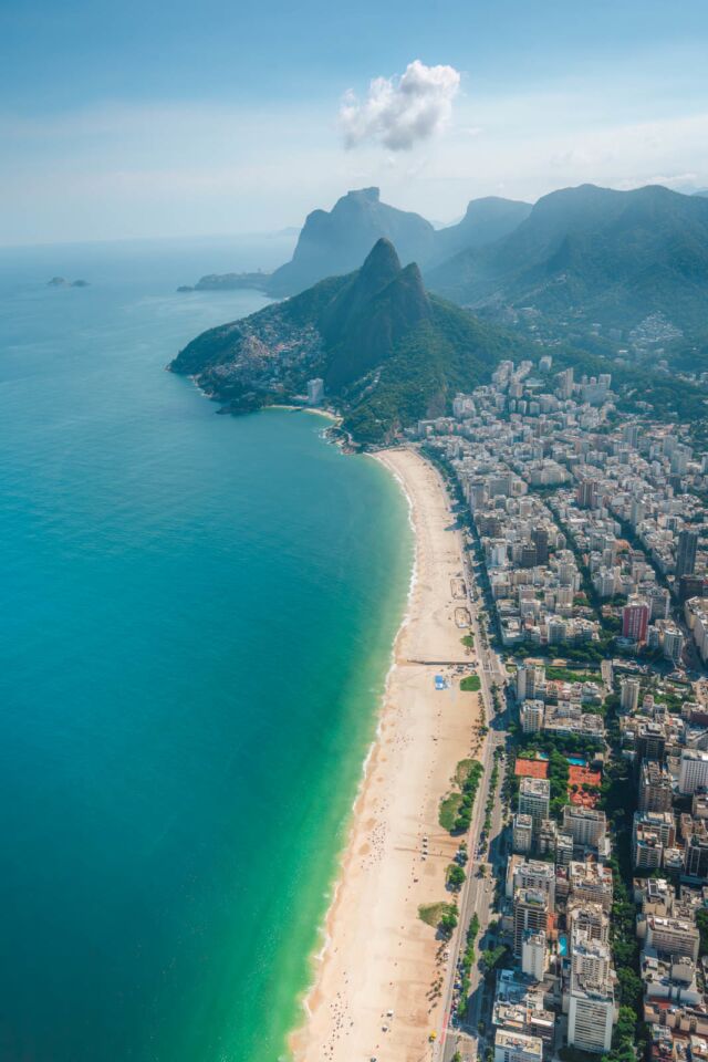 Las mejores cosas que hacer en Río de Janeiro Playa de Ipanema desde arriba