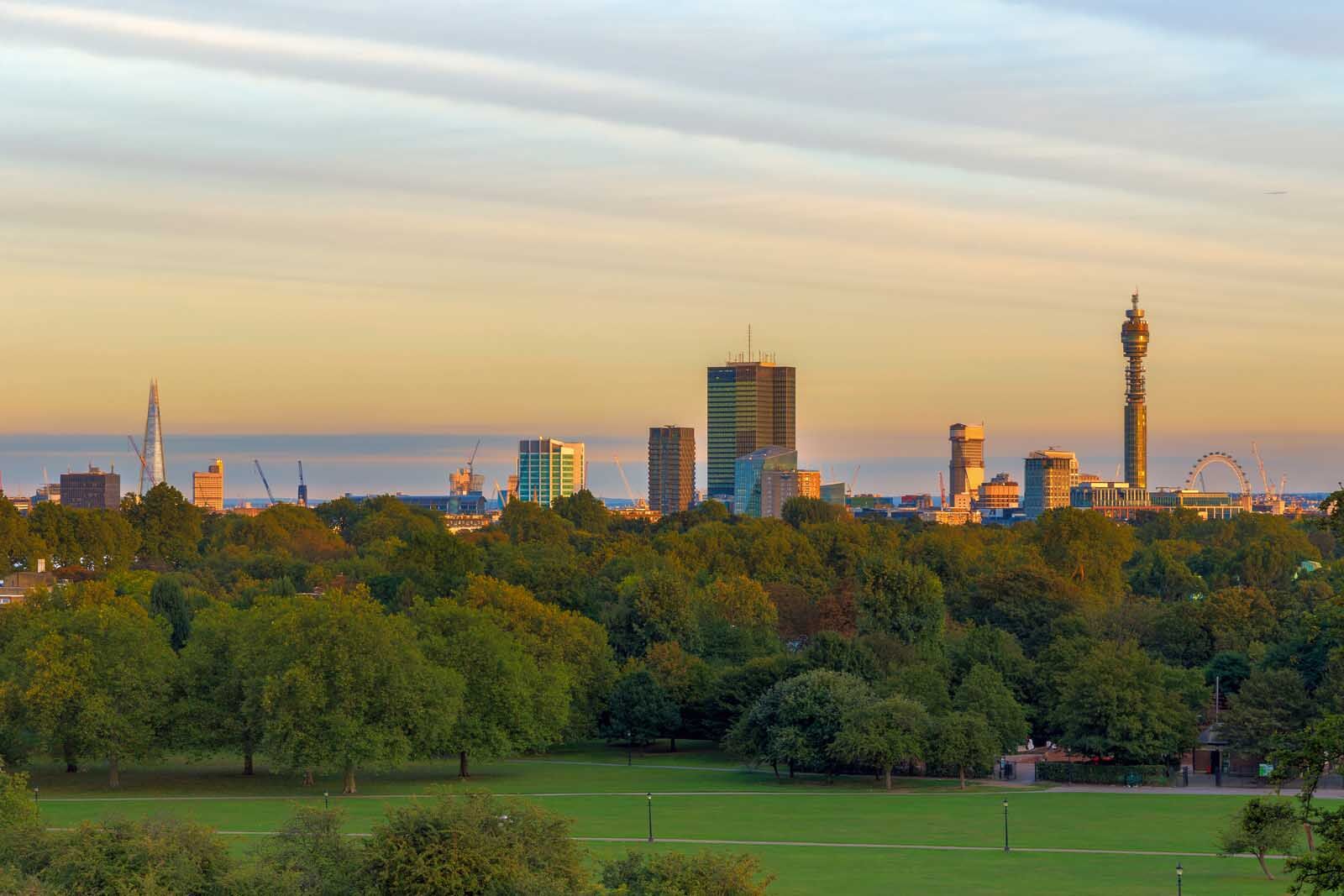 Itinerario de Londres Puesta de sol de Primrose Hill Día 2