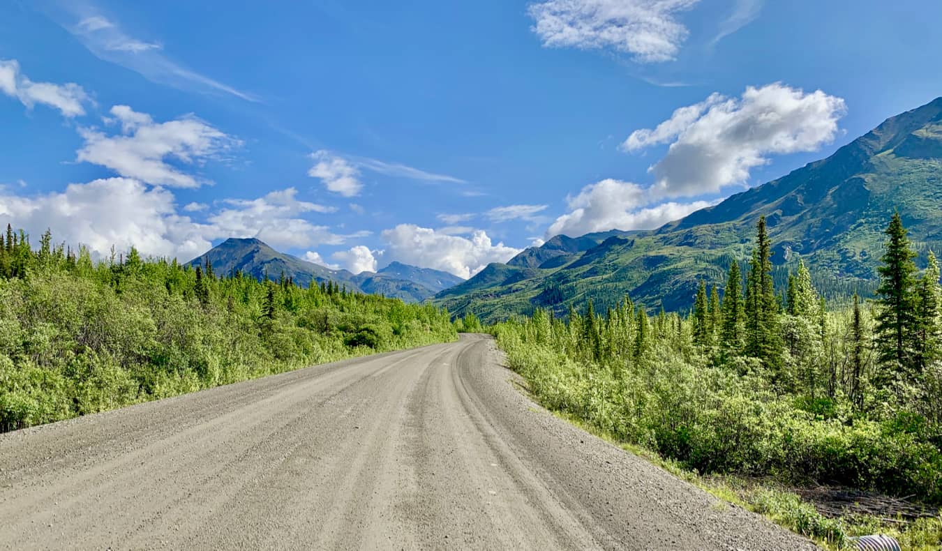 La Dempster Highway en Yukon, Canadá