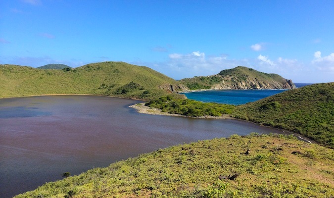 la playa de Buck Island, st. croix usvi