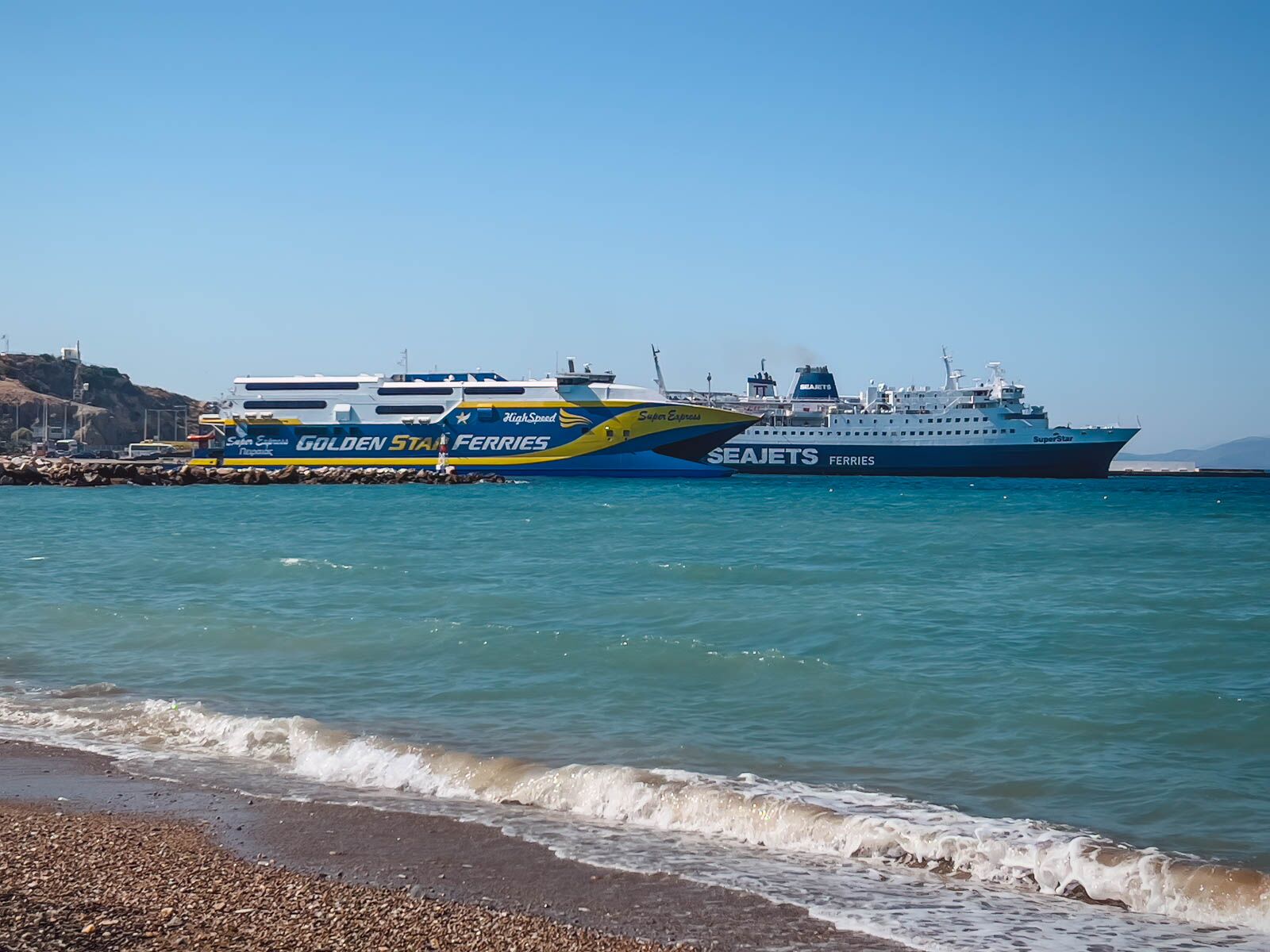 Coste de los ferrys en Grecia