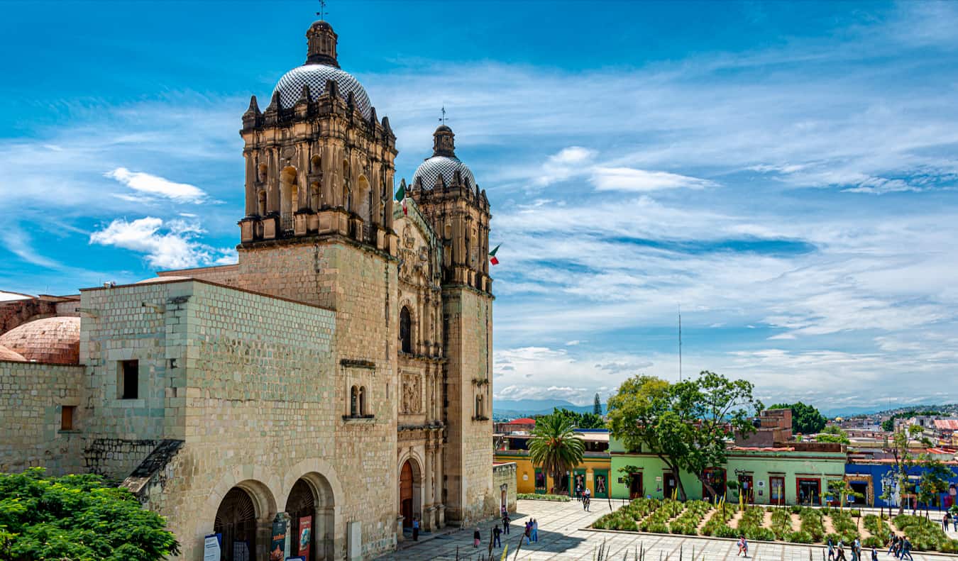 Una histórica iglesia cristiana en la hermosa Oaxaca, México