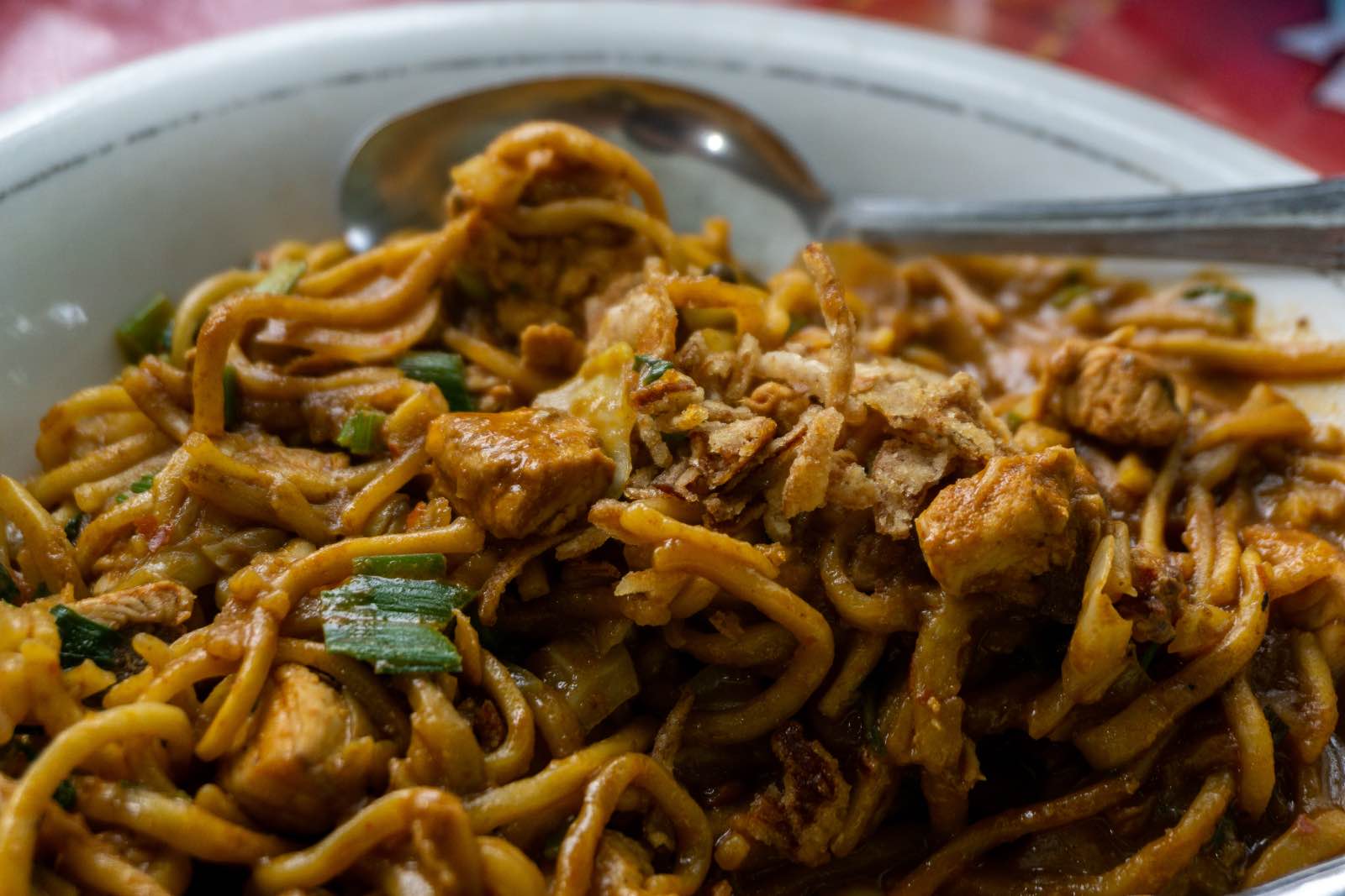 Cocina indonesia fideos al curry Mie Aceh