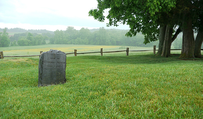 La tumba de Stonewall Jackson