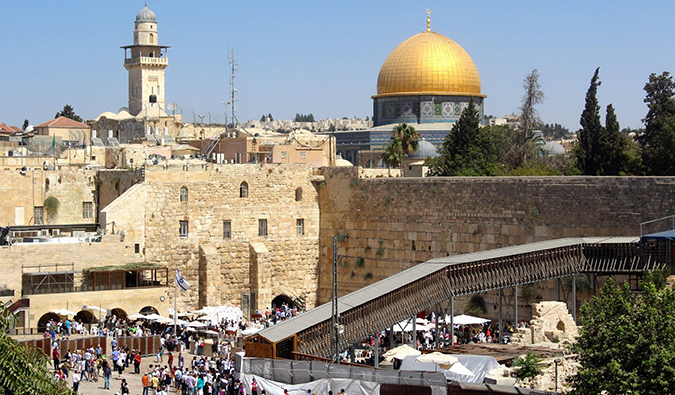 el Muro de las Lamentaciones en Jerusalén, Israel