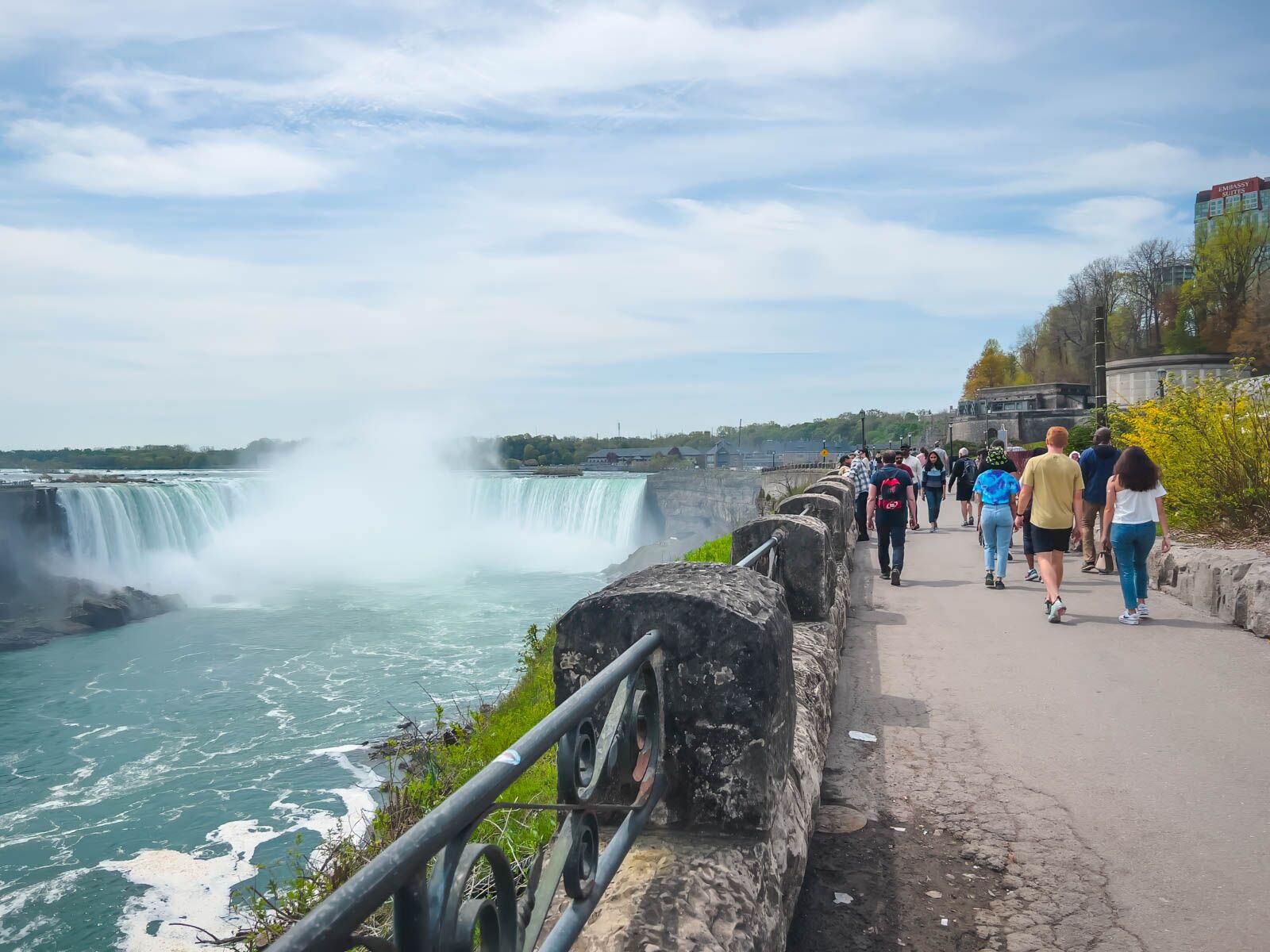 Las mejores vistas del parque Queen Victoria de las cataratas del Niágara