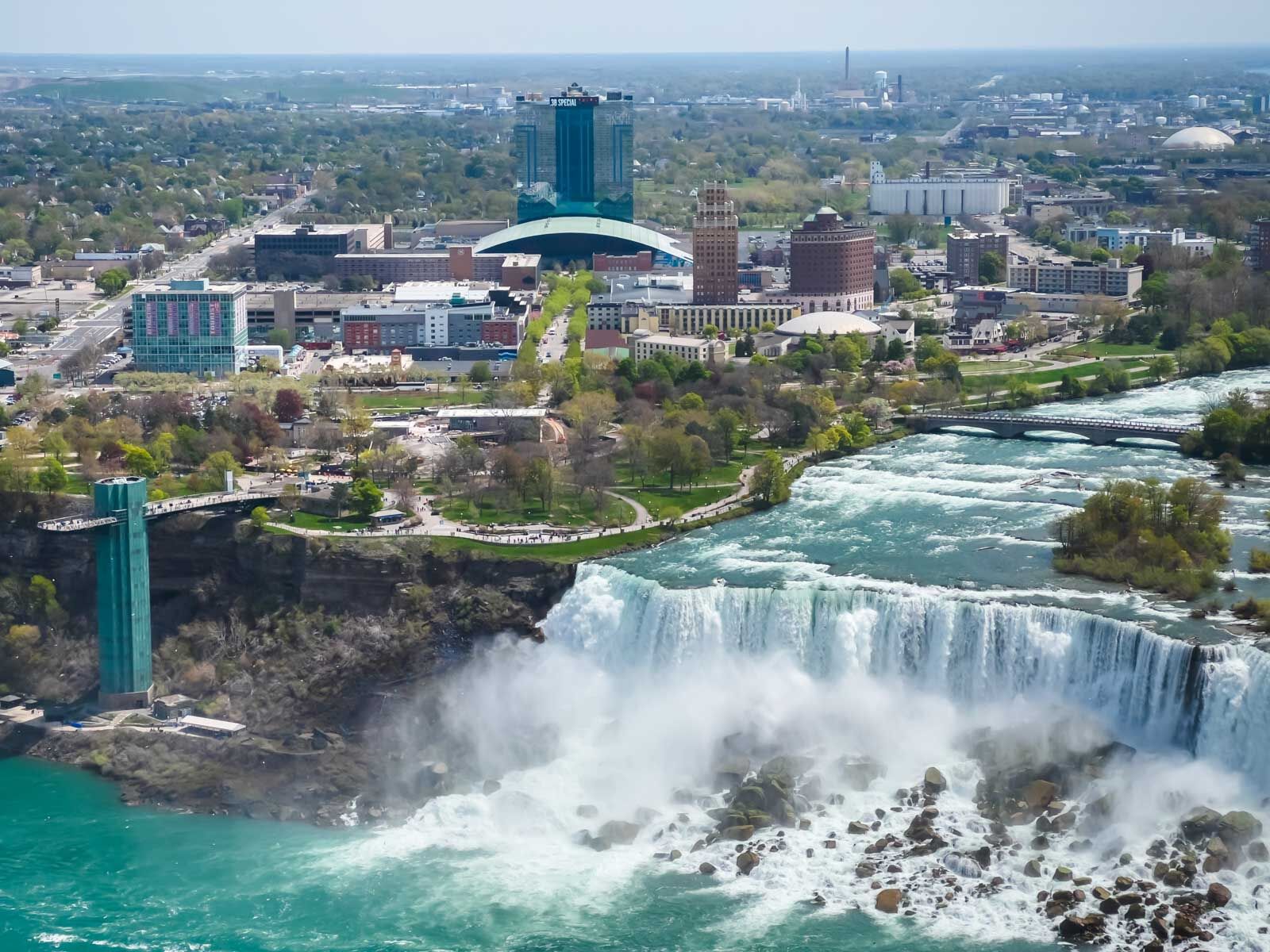 Las mejores vistas de las cataratas del Niágara desde la torre de observación de EE.UU.