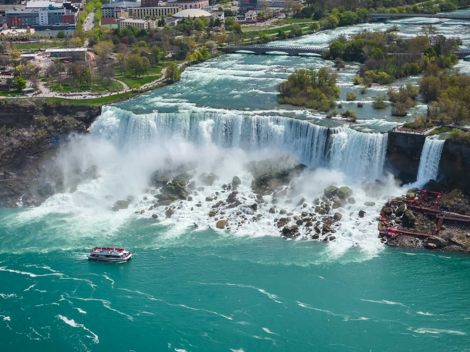 Las mejores vistas de las cataratas del Niágara para llegar