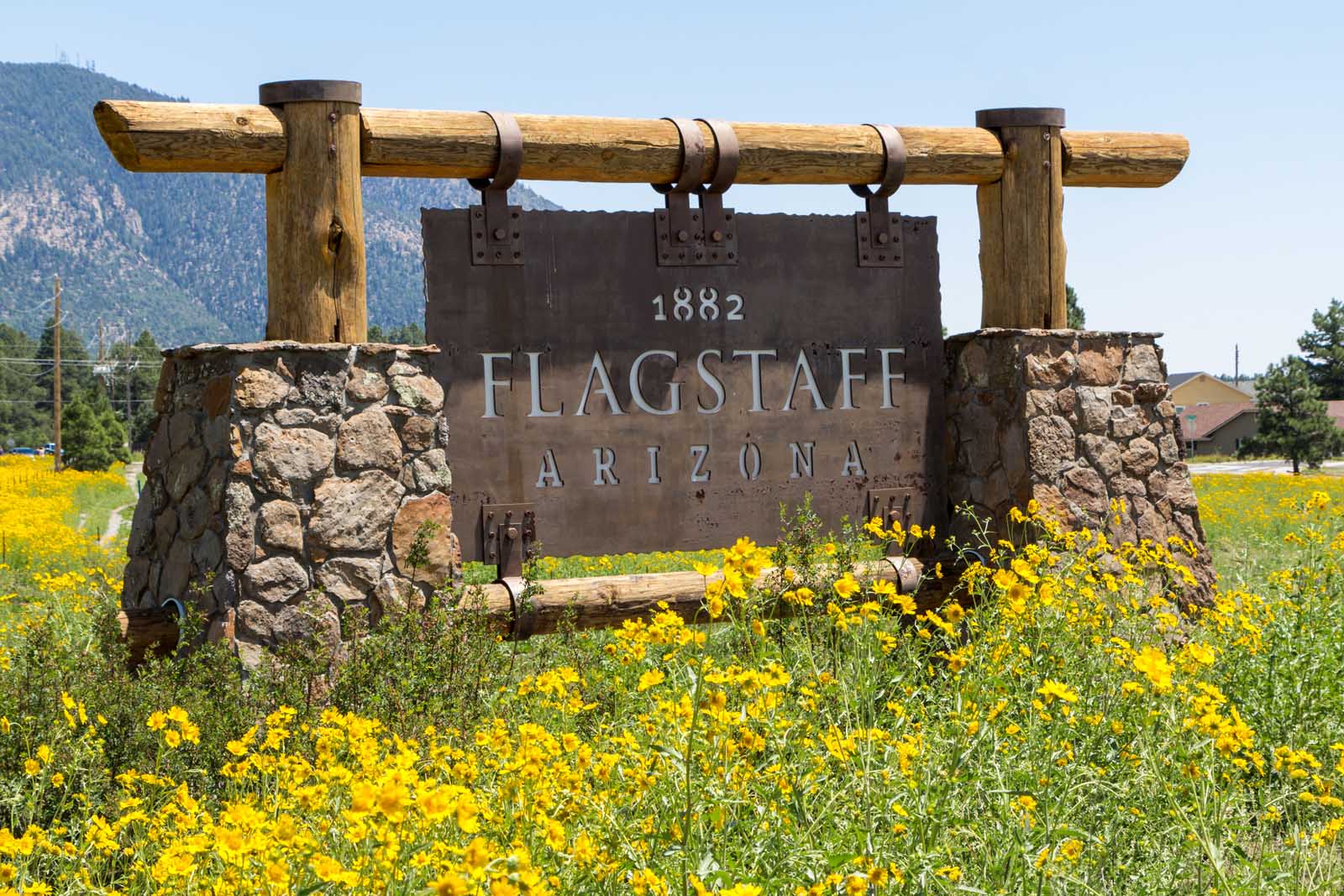 Una vista impresionante de Flagstaff, una de las mejores ciudades de Arizona