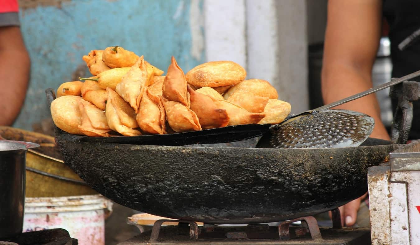 montón de samosas