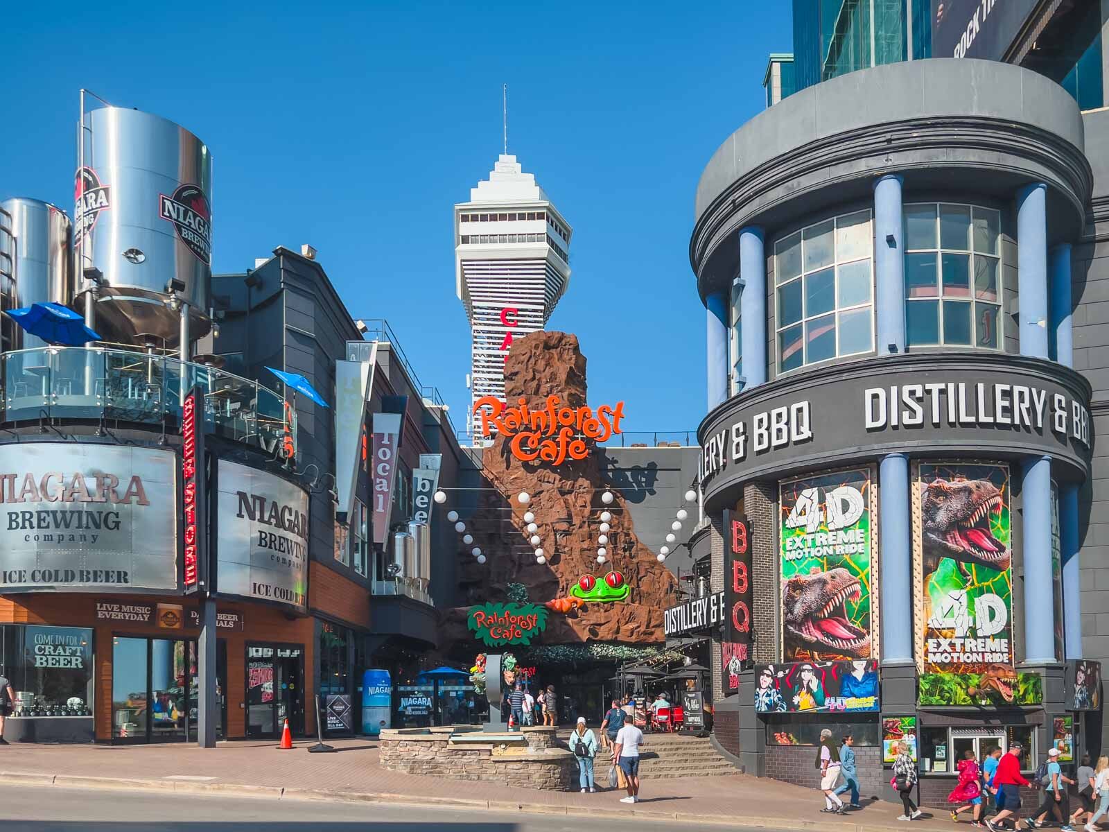 Dónde comer en las cataratas del Niágara de Clifton Hill