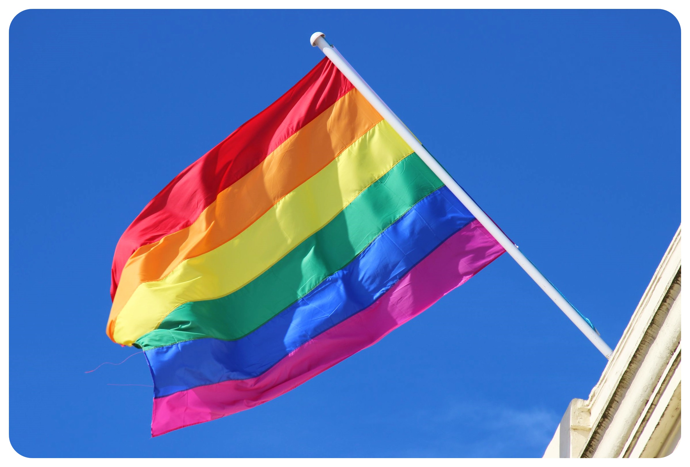 bandera del arco iris del orgullo de Brighton