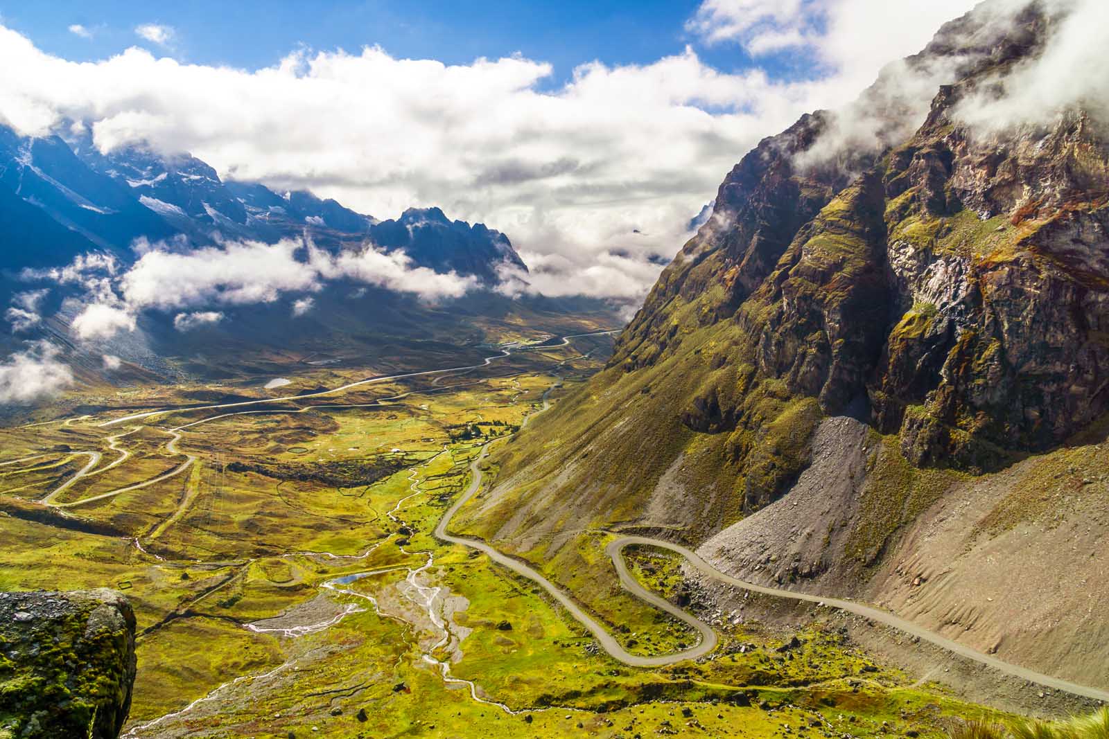 Hechos sobre el camino de la muerte de Bolivia en América del Sur de Bolivia