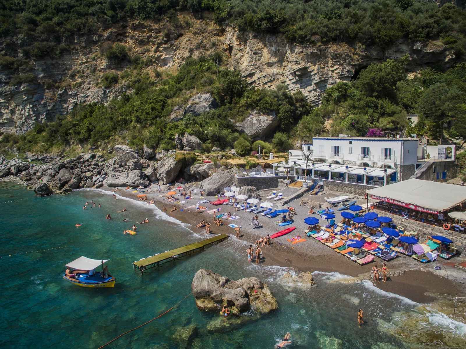 Las mejores cosas que hacer en el sitio web de la playa de Positano Laurito