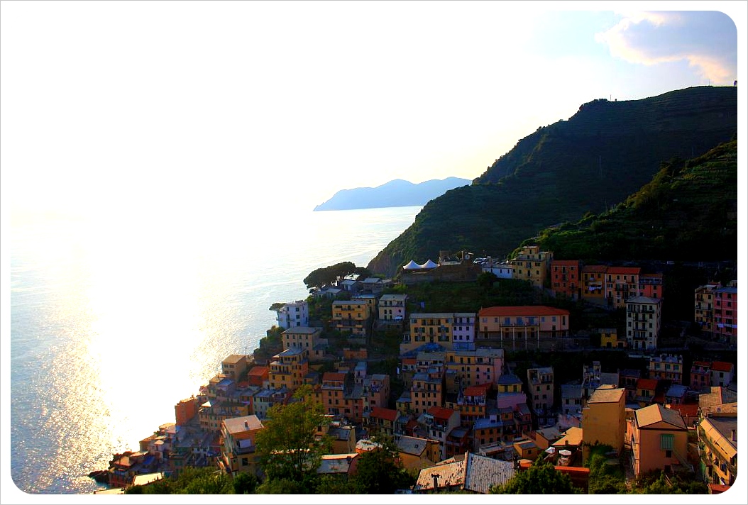 Riomaggiore desde arriba