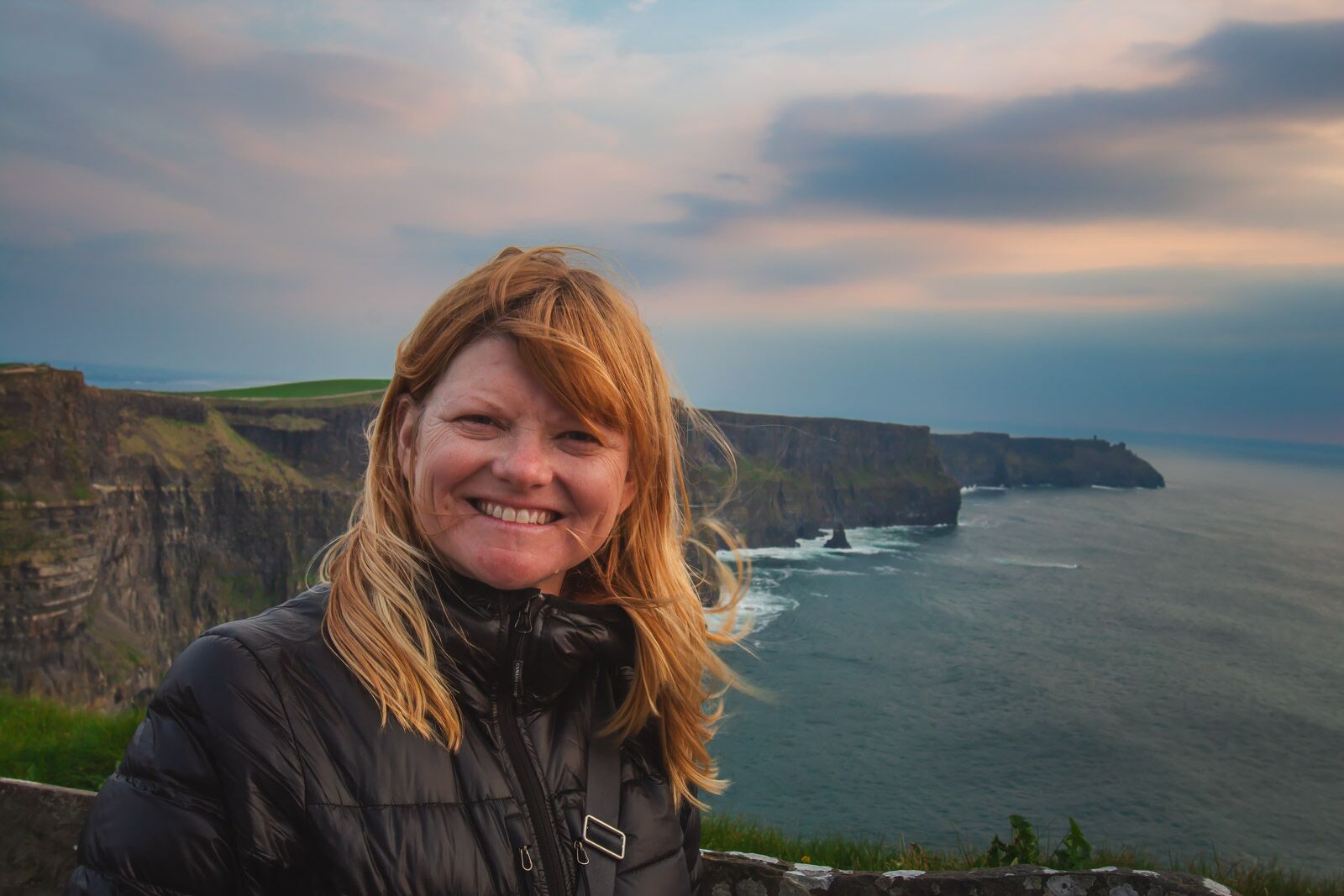 Cabeza de bruja en los acantilados de Moher