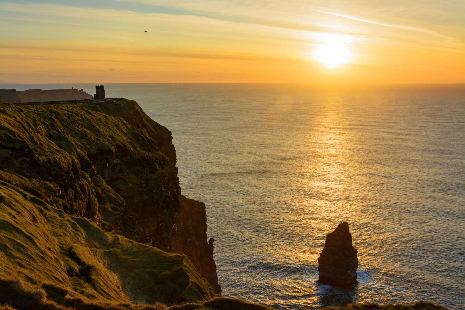 Los acantilados de Moher en verano