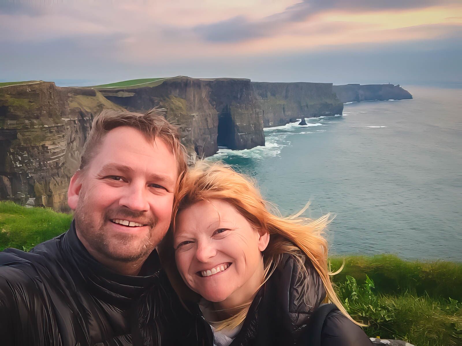 Visitando los acantilados de Moher