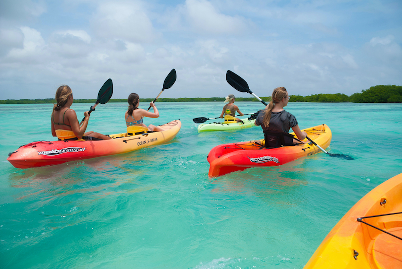 Kayak en el manglar