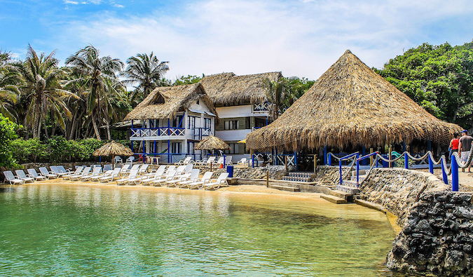 un complejo de playa en Colombia