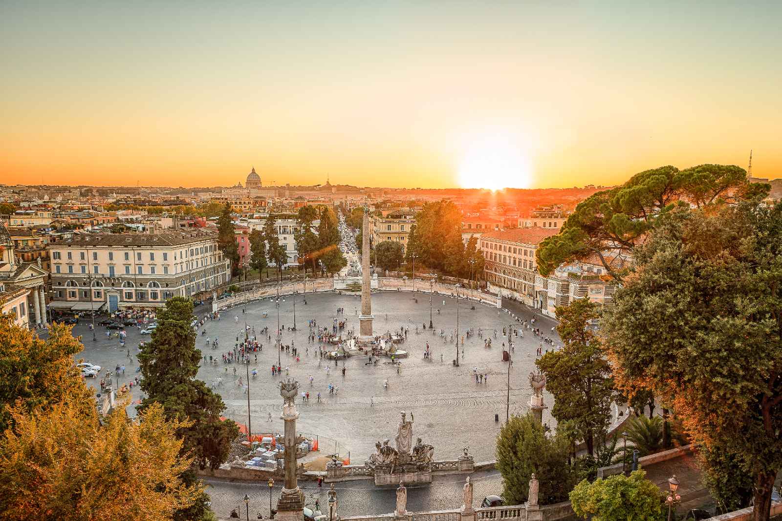 Coste del viaje a Italia Visitas y actividades Piazza del Popolo Roma