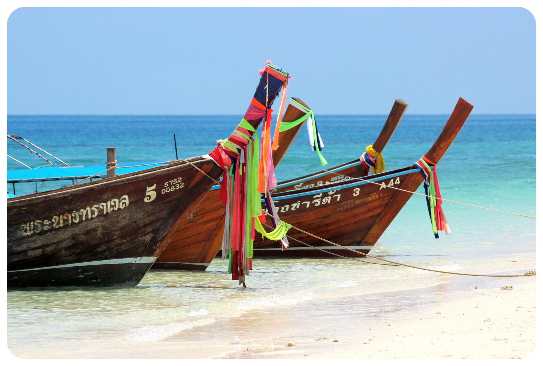 barcos de cola larga koh poda