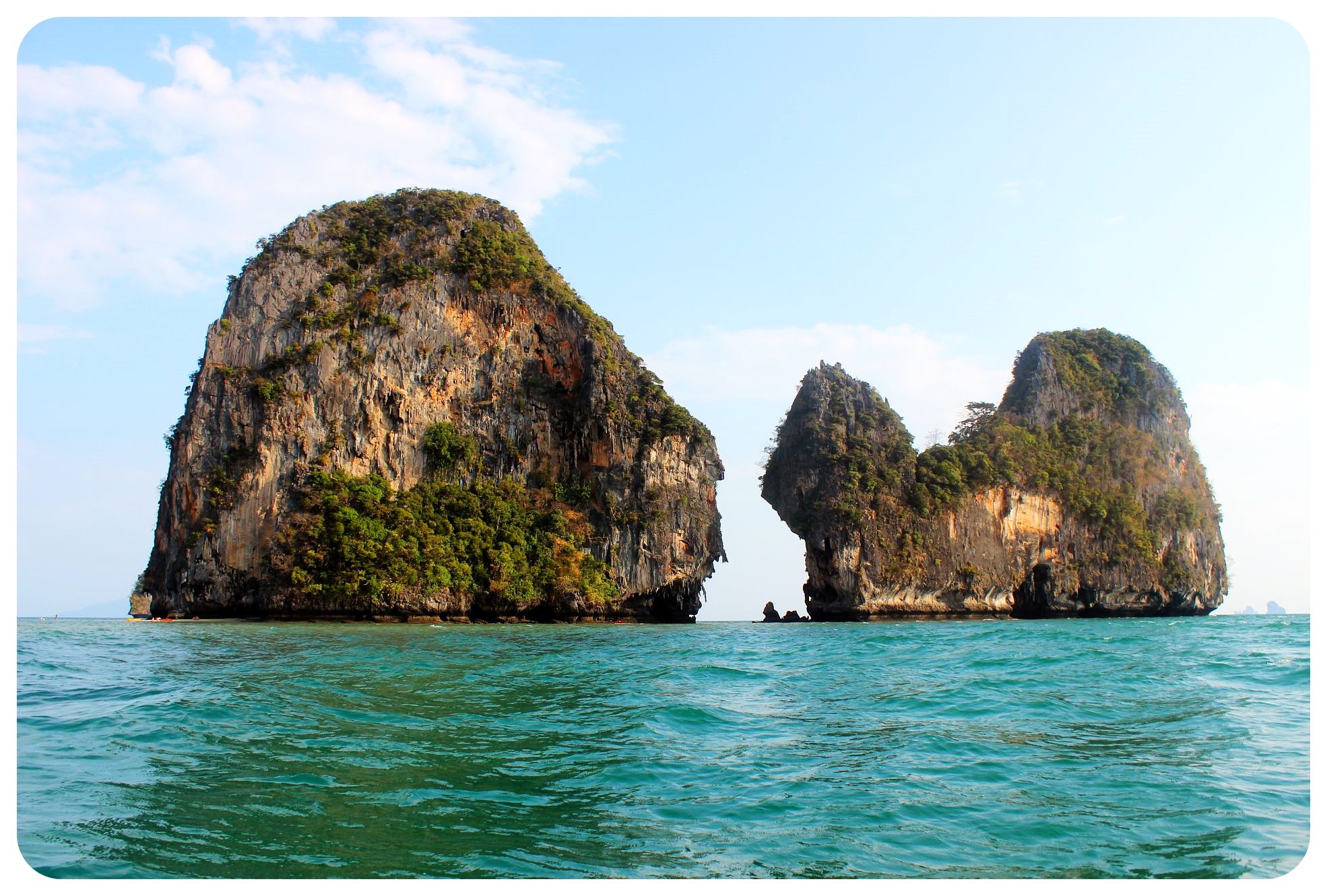 Islas del mar de Andamán cerca de Railay