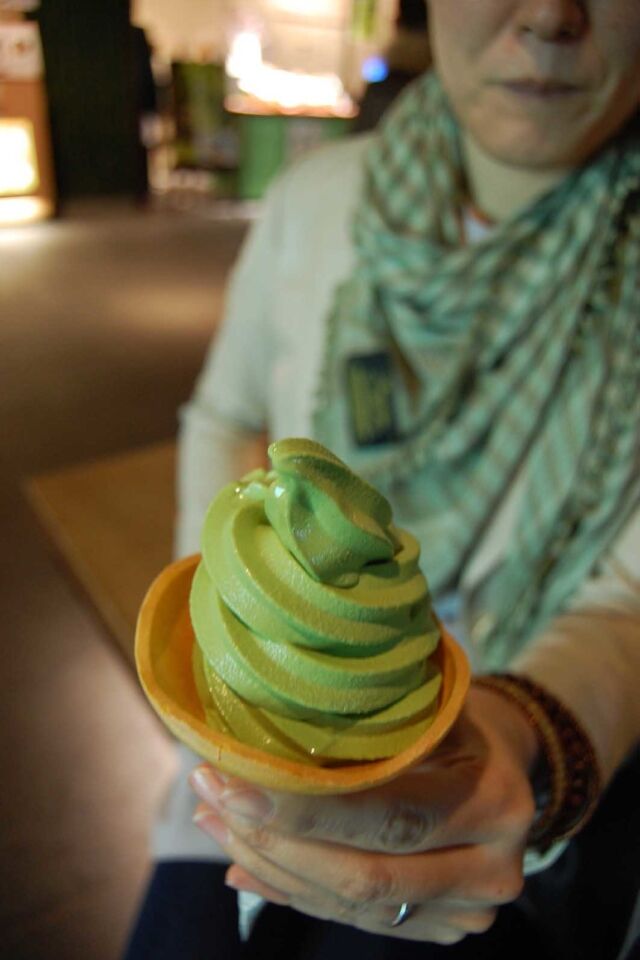 Qué hacer en Kioto, Japón Helado Matcha