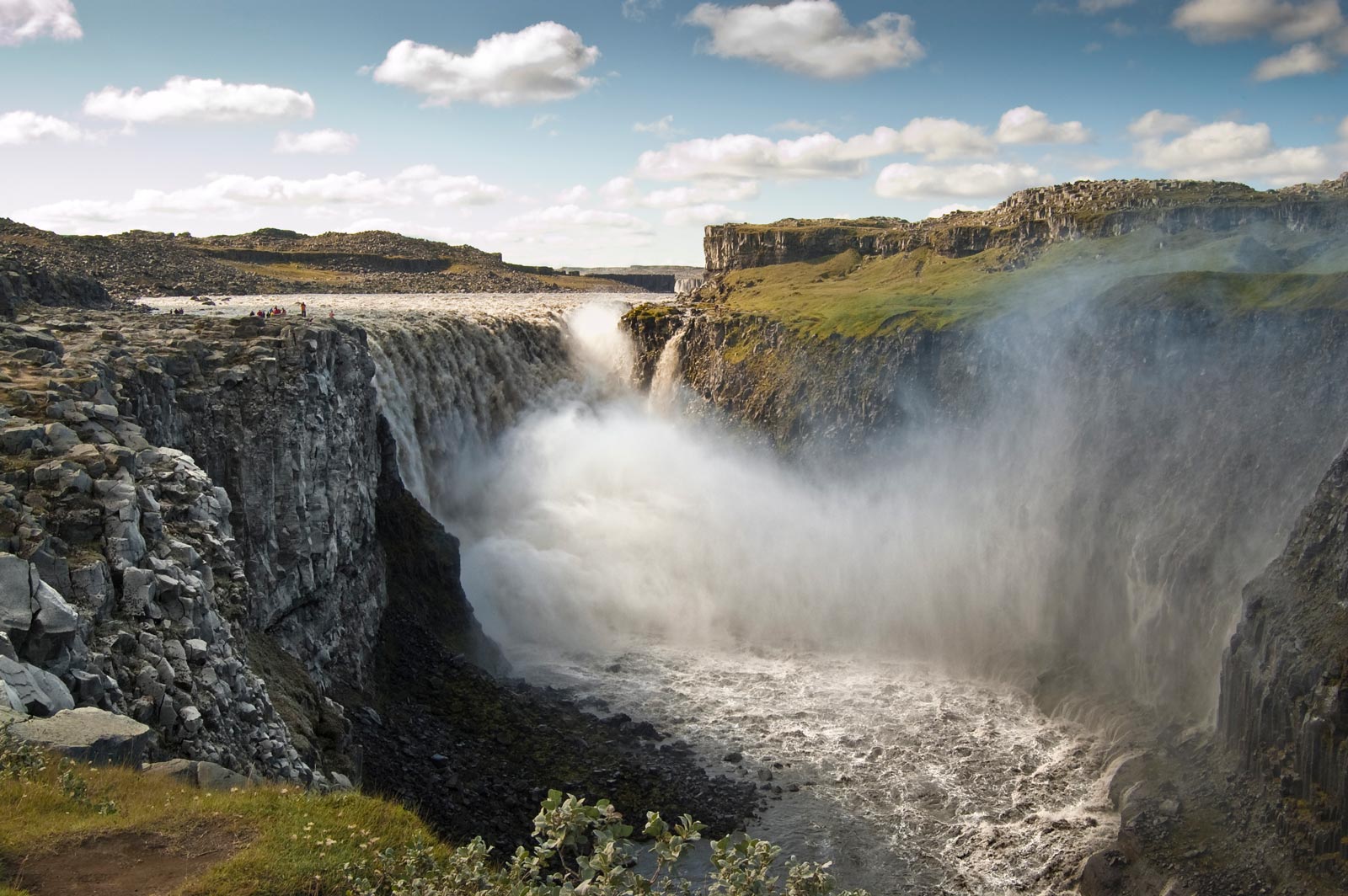 Parada de Dettifoss en el itinerario por carretera a Islandia