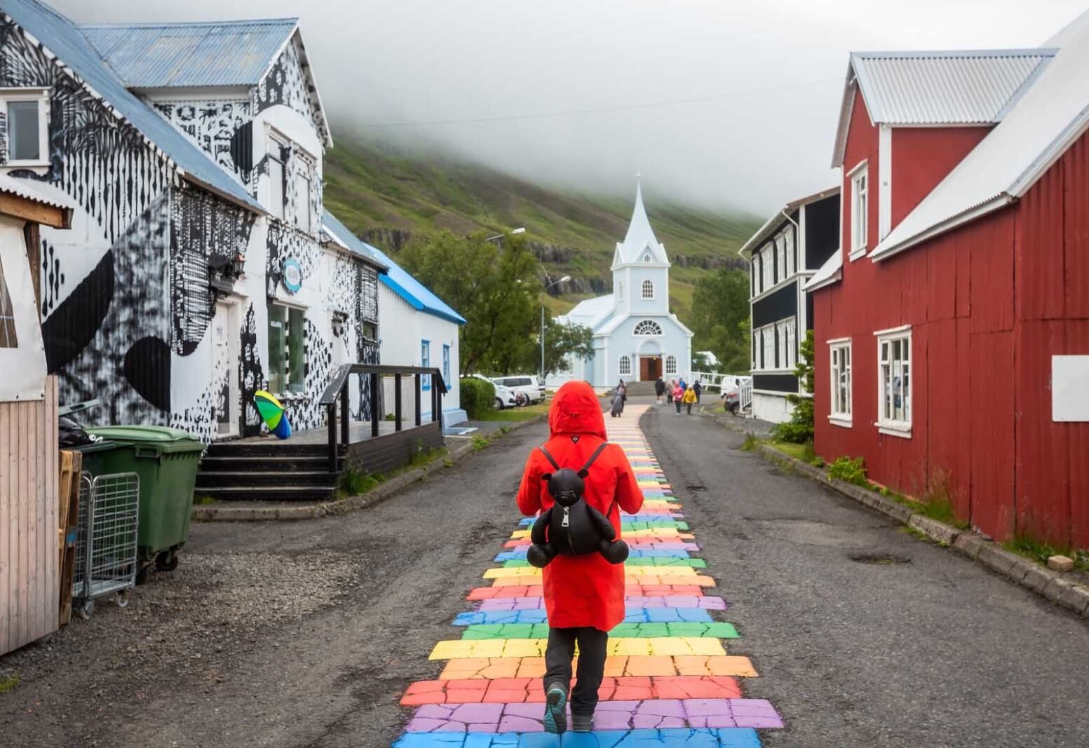 carretera de circunvalación islandesa Seydisfjordur