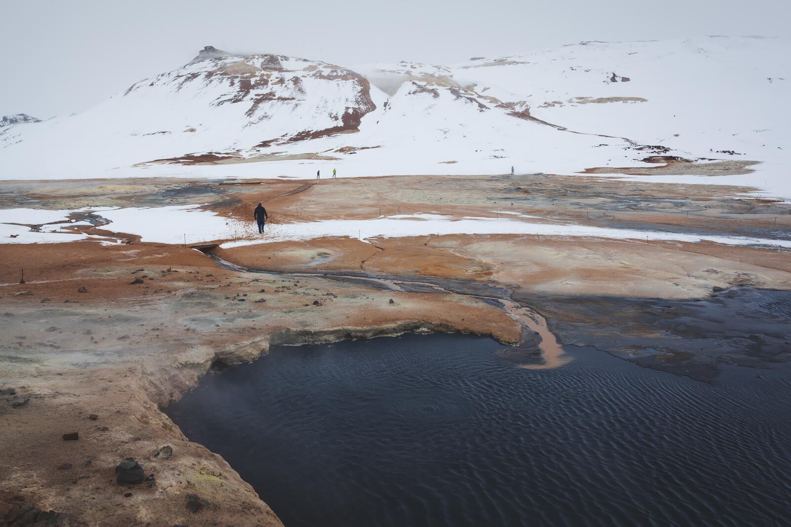 carretera de circunvalación a Islandia Baños naturales de Myvatan