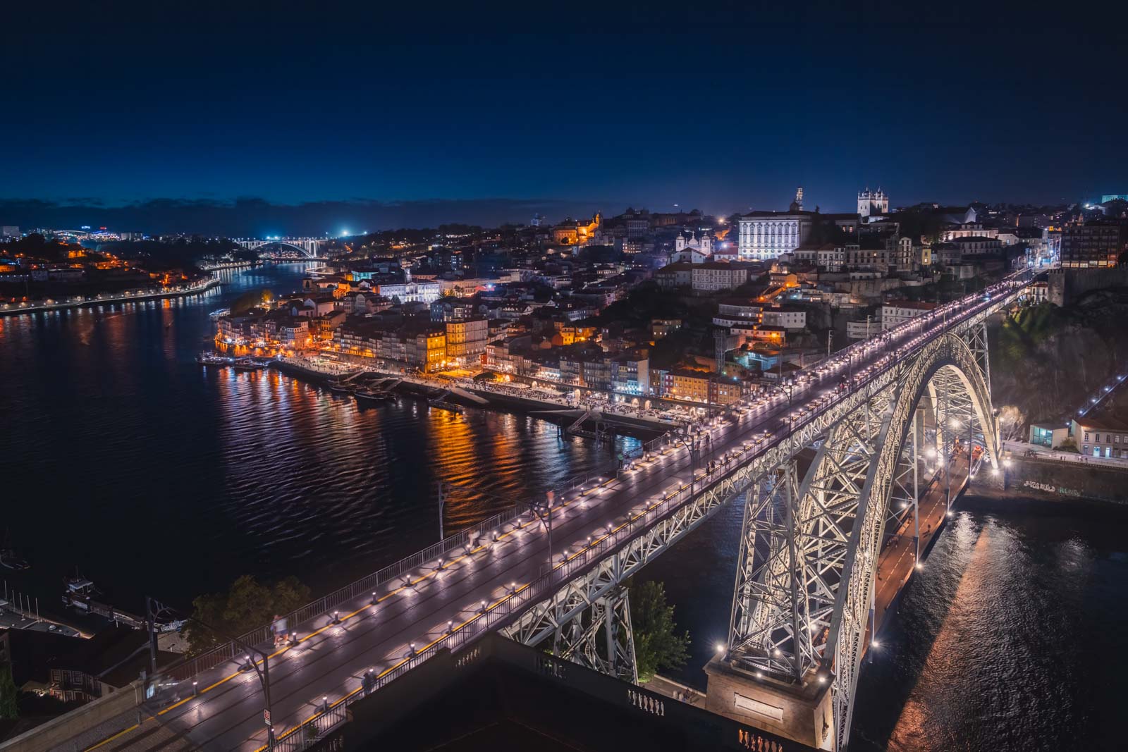 Vista de Oporto desde Vila Nova de Gaia