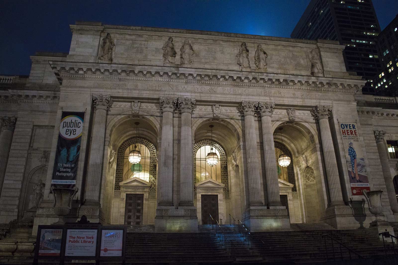 Un día en la biblioteca pública del itinerario de la ciudad de Nueva York