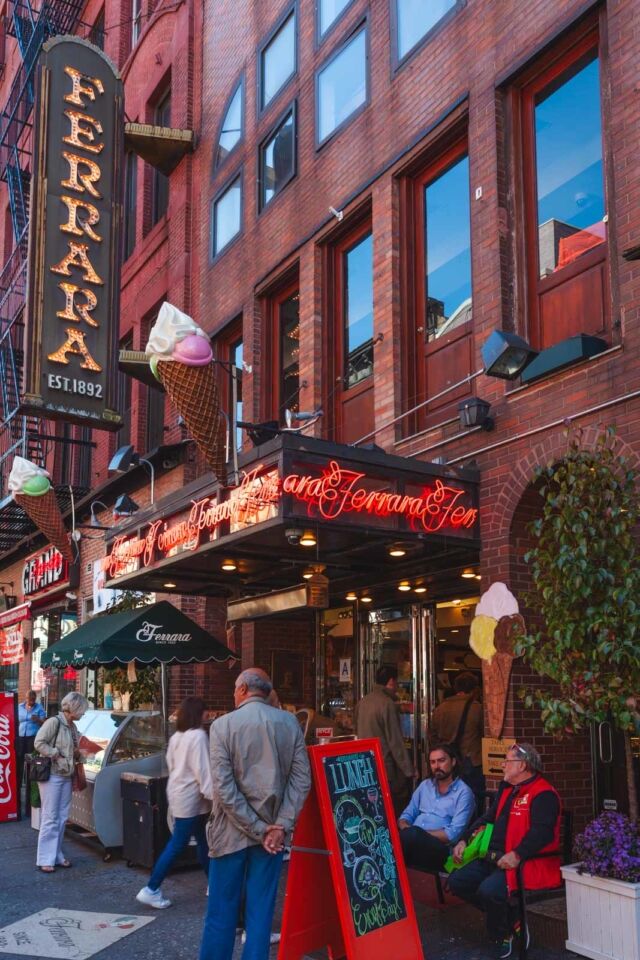 Cena local de un día en Nueva York