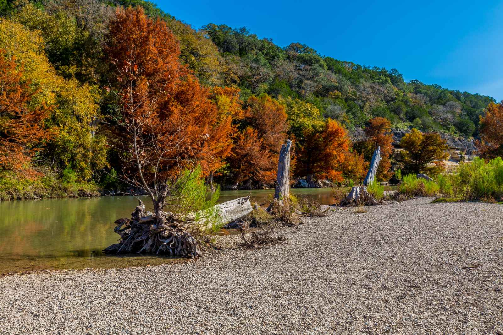 Escapadas de fin de semana en el parque estatal del río Guadalupe de Texas