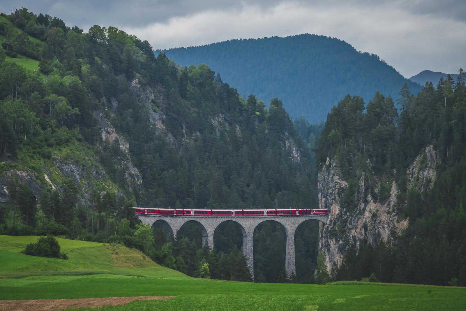 Suiza es un viaje en tren caro