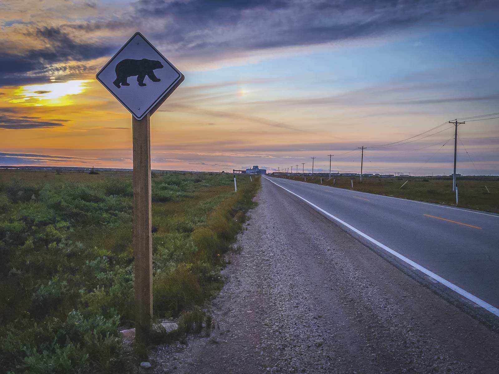 Camino al sitio histórico nacional de Churchill