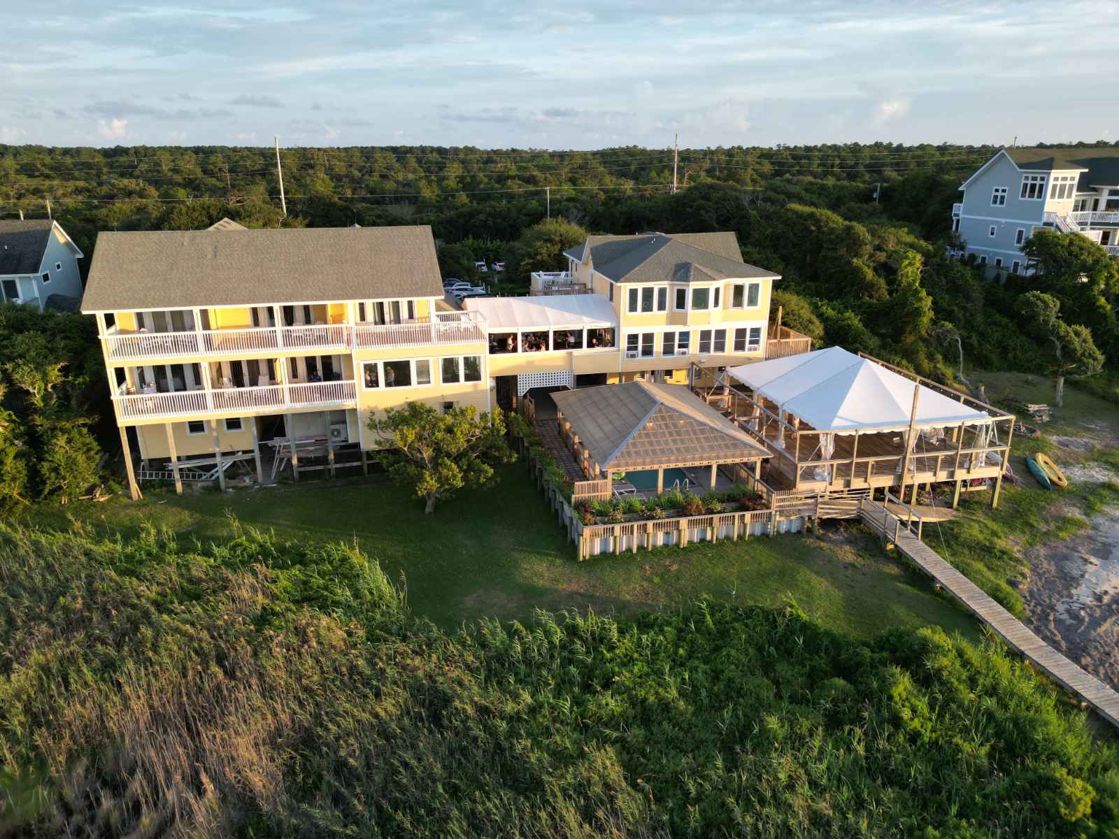 Los mejores resorts todo incluido en Carolina del Norte Inn en la entrada de Pamlico Sound