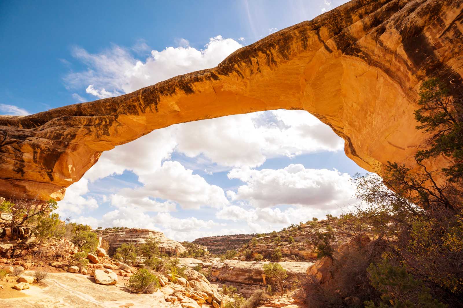 Monumento Nacional Natural Bridge en Utah