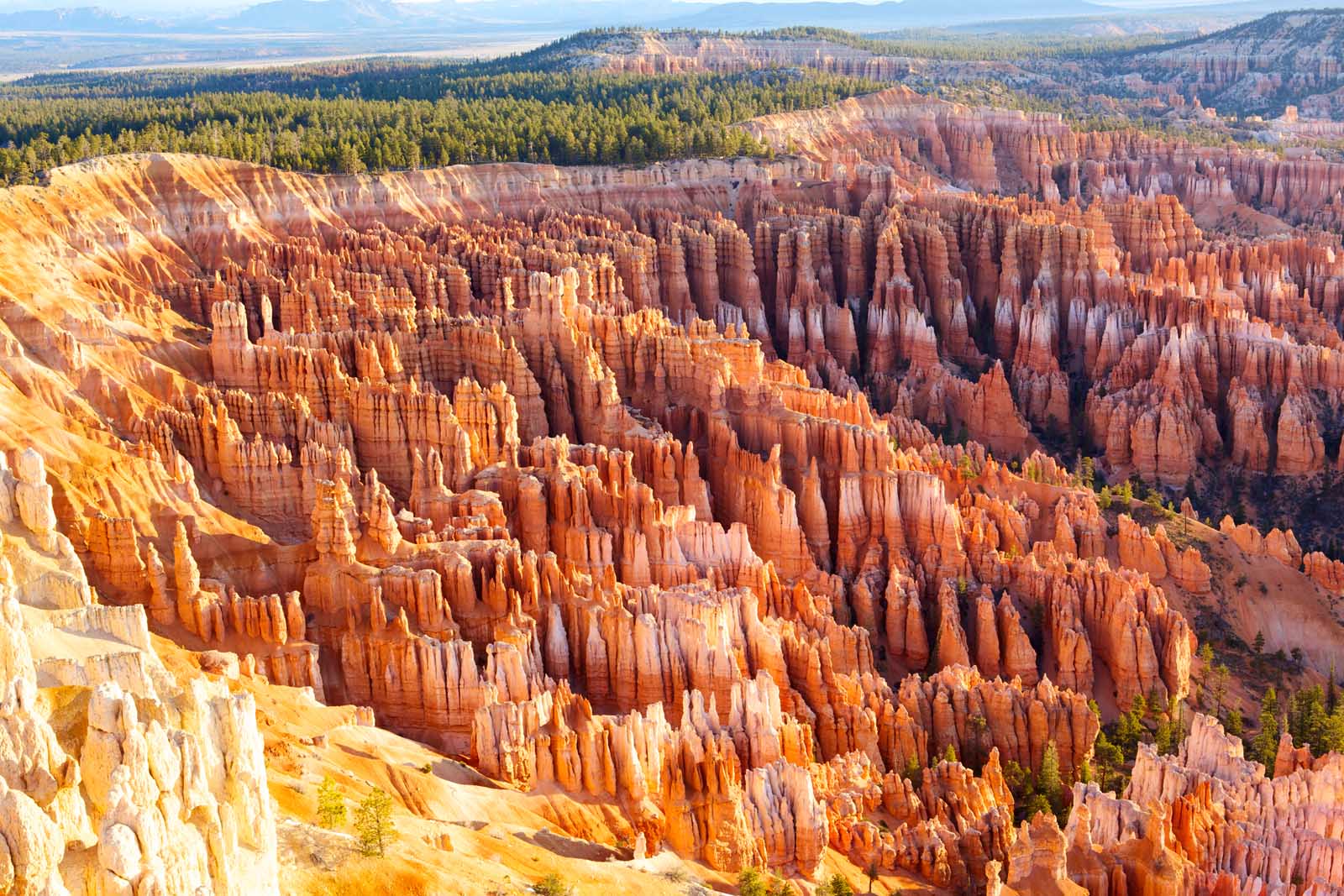 Punto de inspiración en el parque nacional de Bryce Canyon en Utah