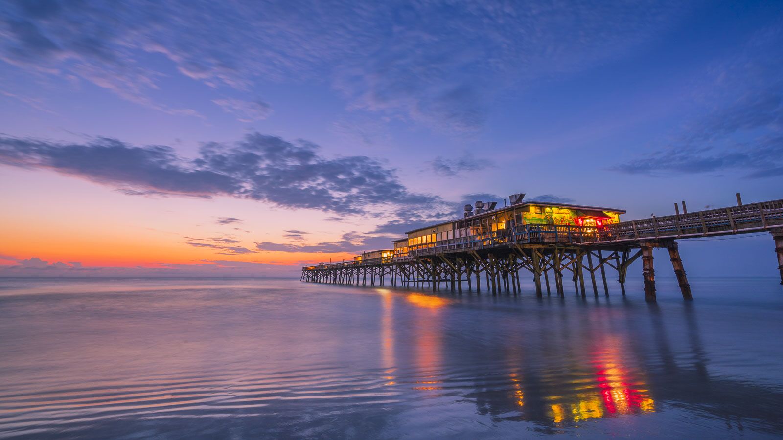 Las mejores playas de la puesta de sol de Florida en la playa de Daytona