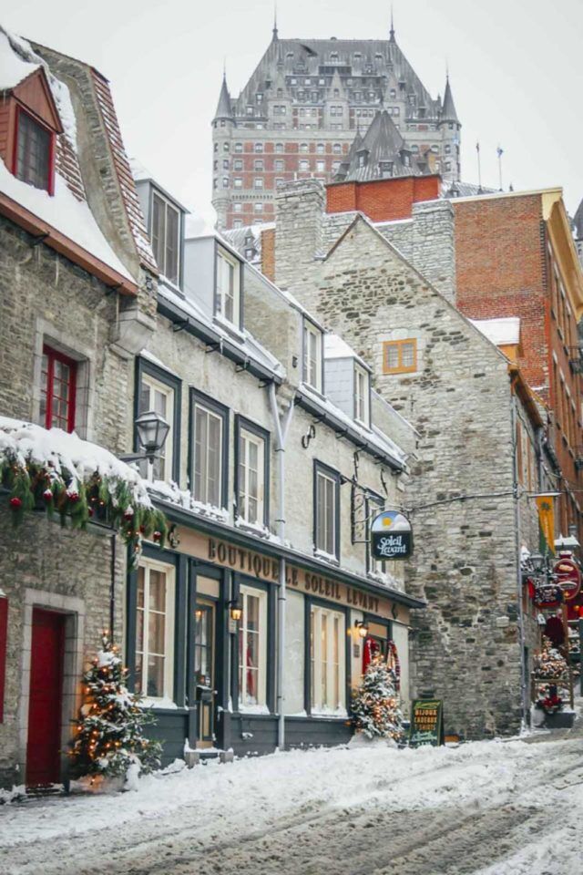 Las mejores vacaciones de Navidad en la ciudad de Quebec