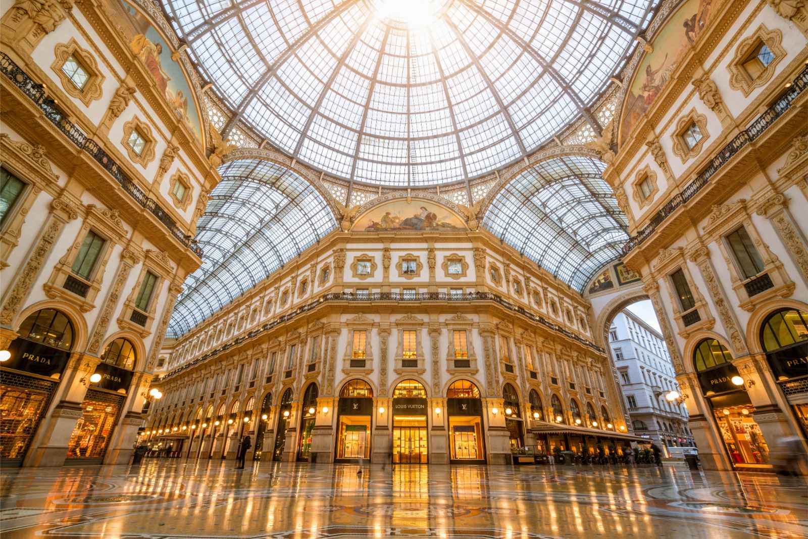 Qué hacer en Milán Galleria Vittorio Emanuele iI