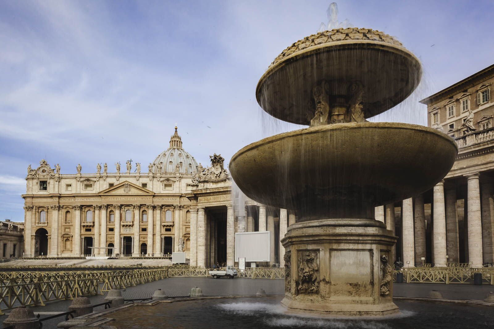 Magnífica vista de la Ciudad del Vaticano en Roma