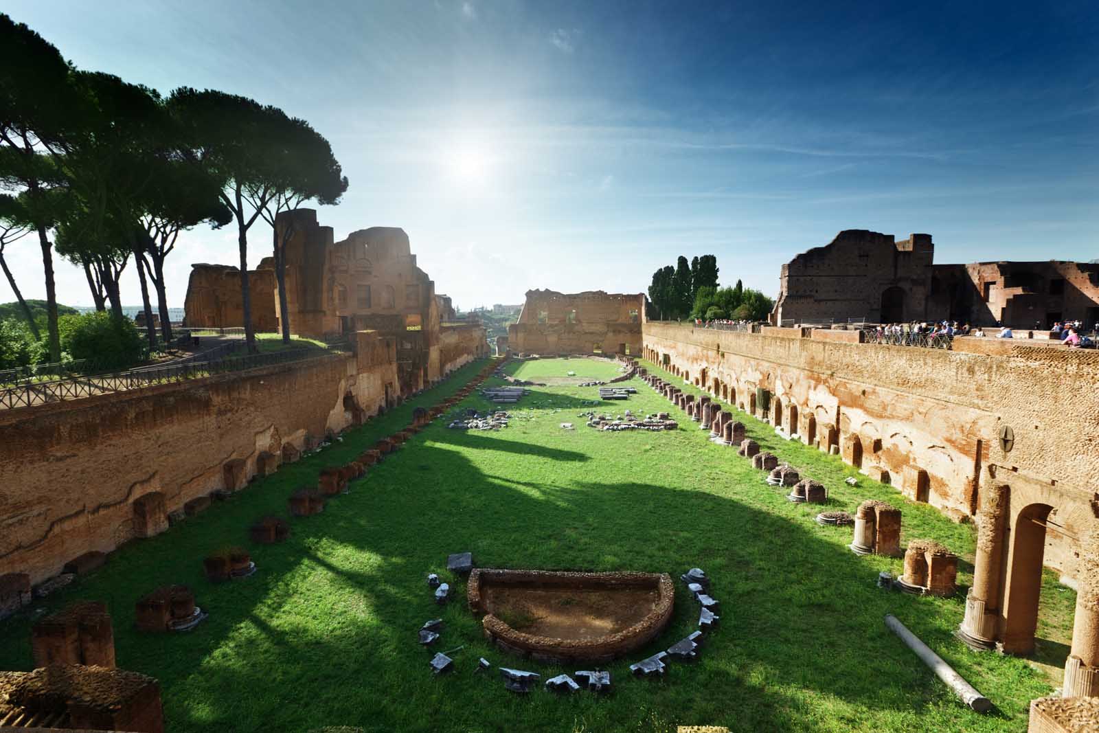 Visita del Turó Palatí por la tarde nuestro día en Roma