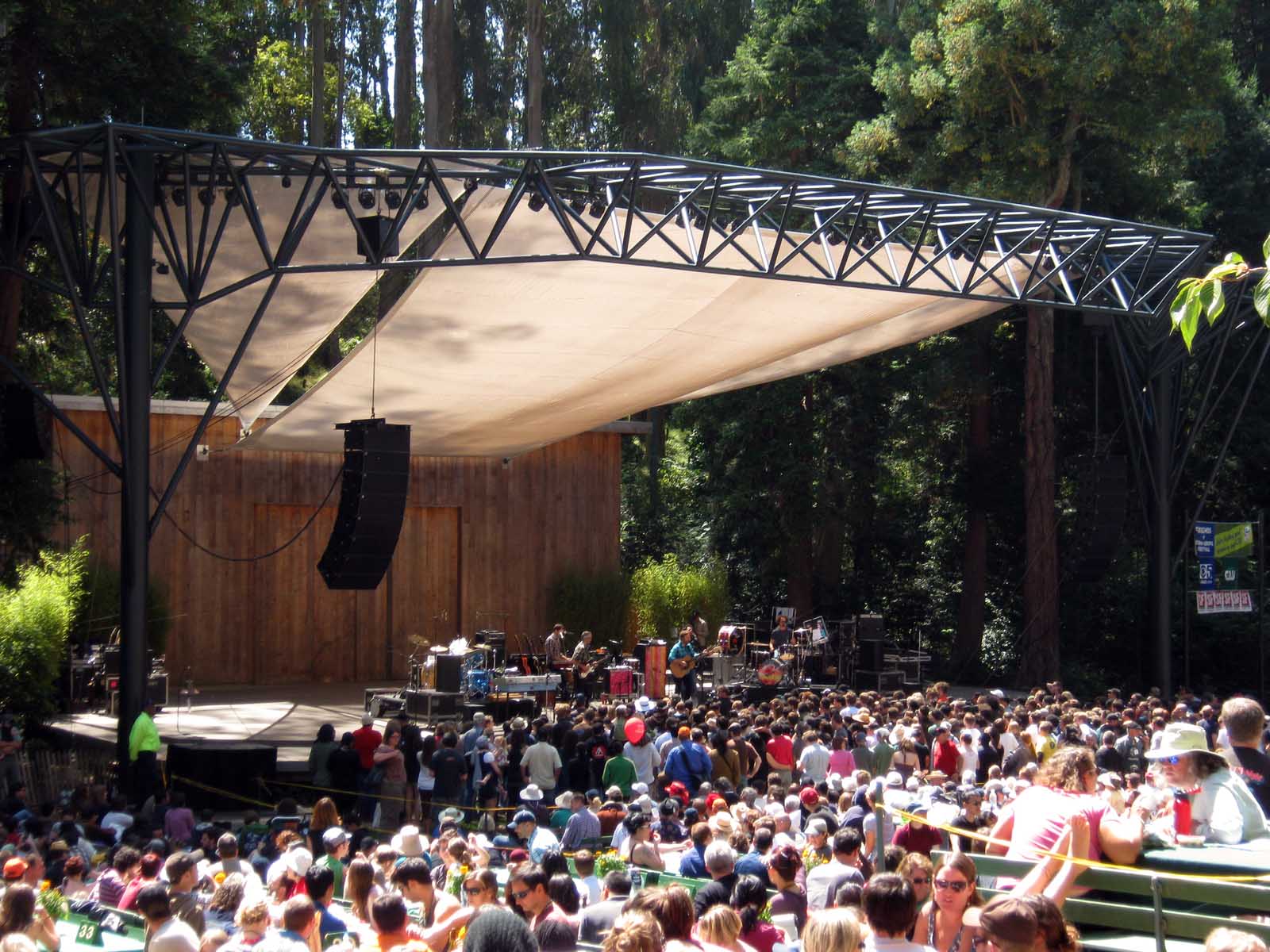 Asistencia en el Stern Grove Festival de San Francisco