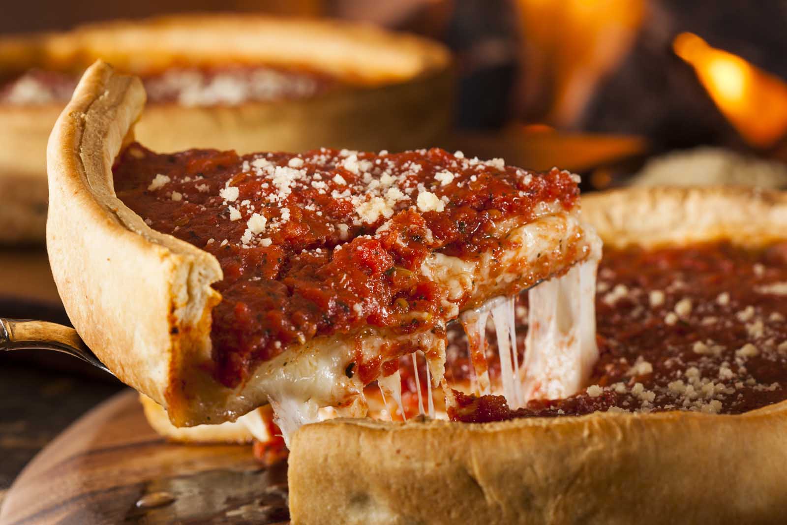 cosas por hacer en Chicago deep dish pizza