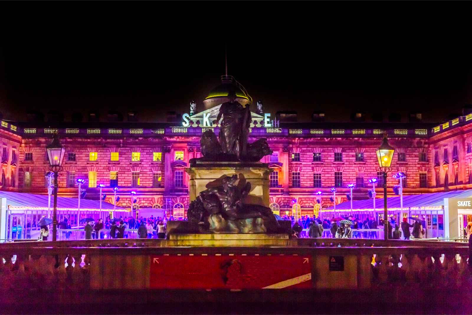 Patinaje sobre hielo de Somerset House en Londres