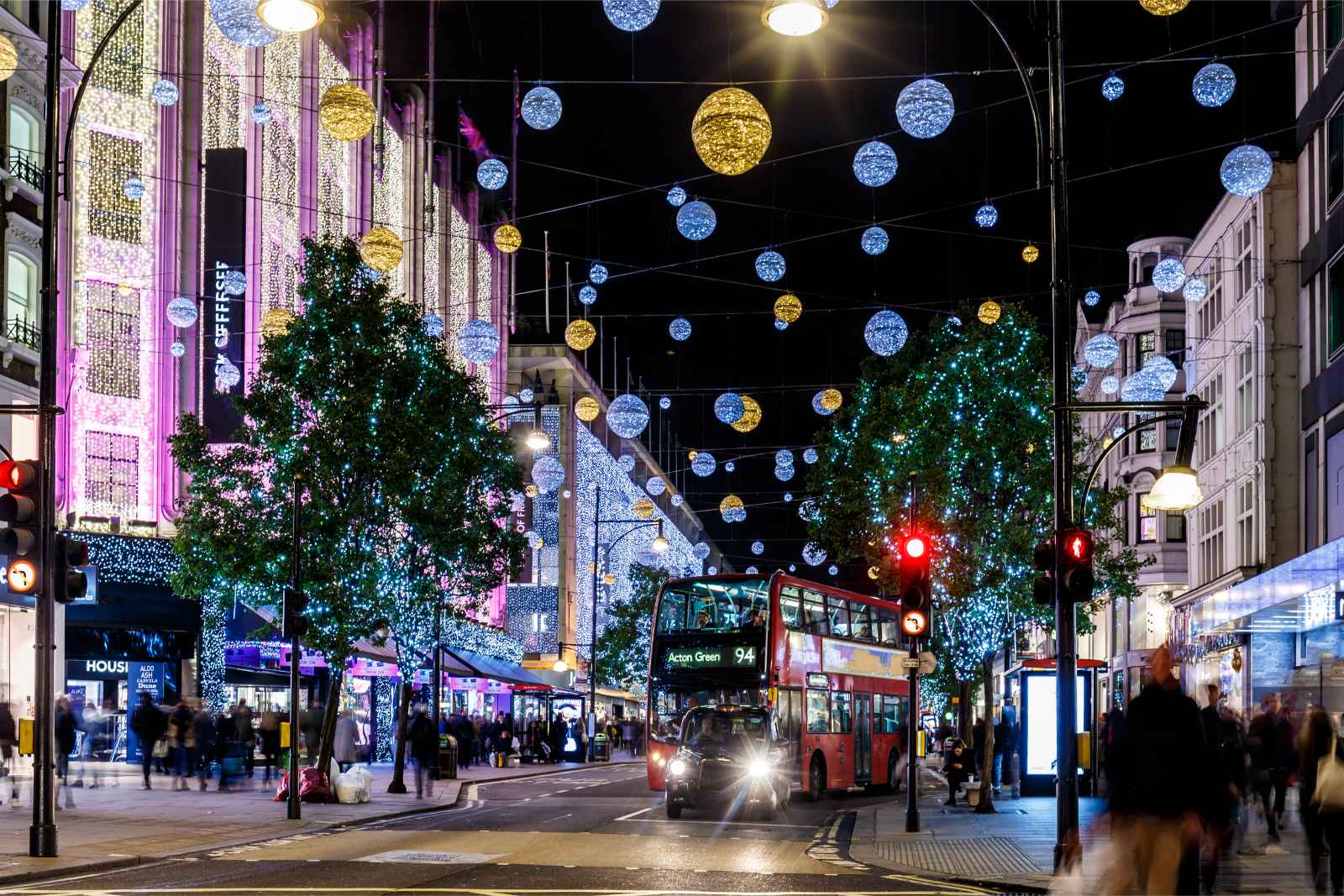 Compras en Oxford Street en Navidad en Londres